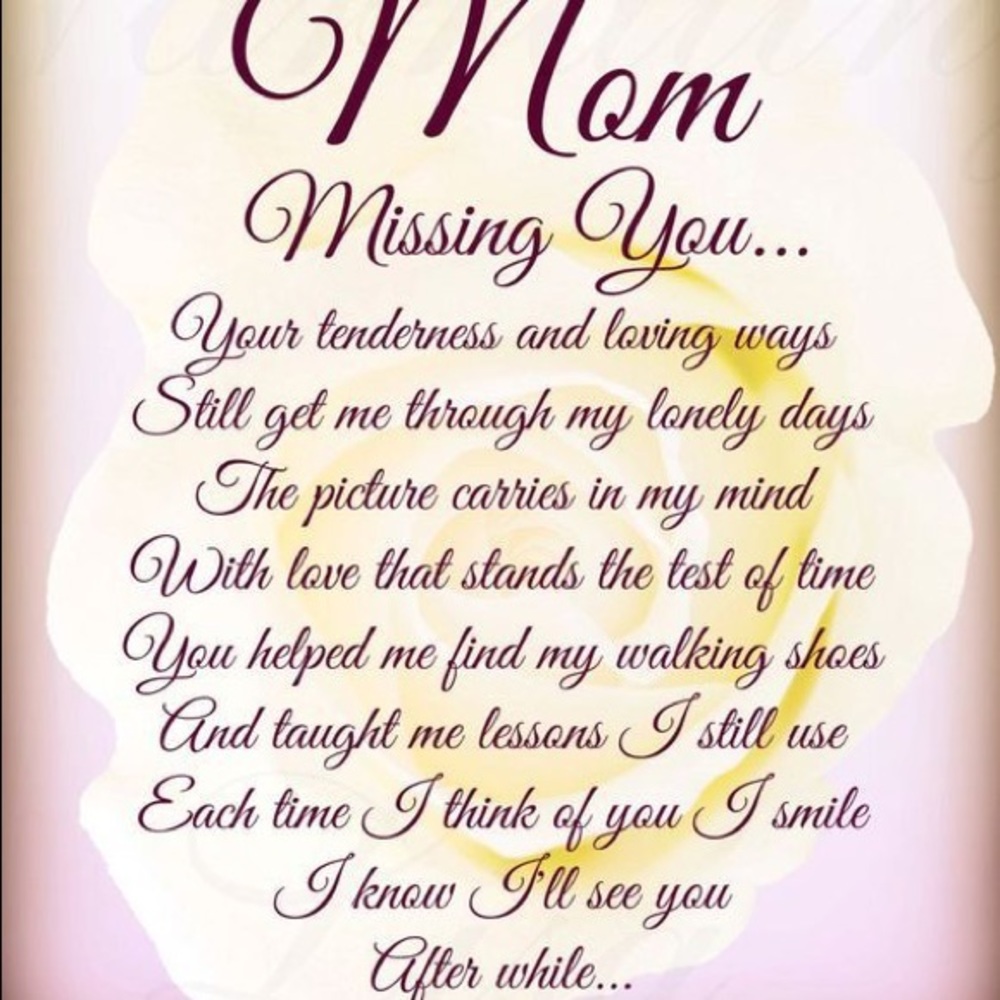 My mom’s memorial is today.